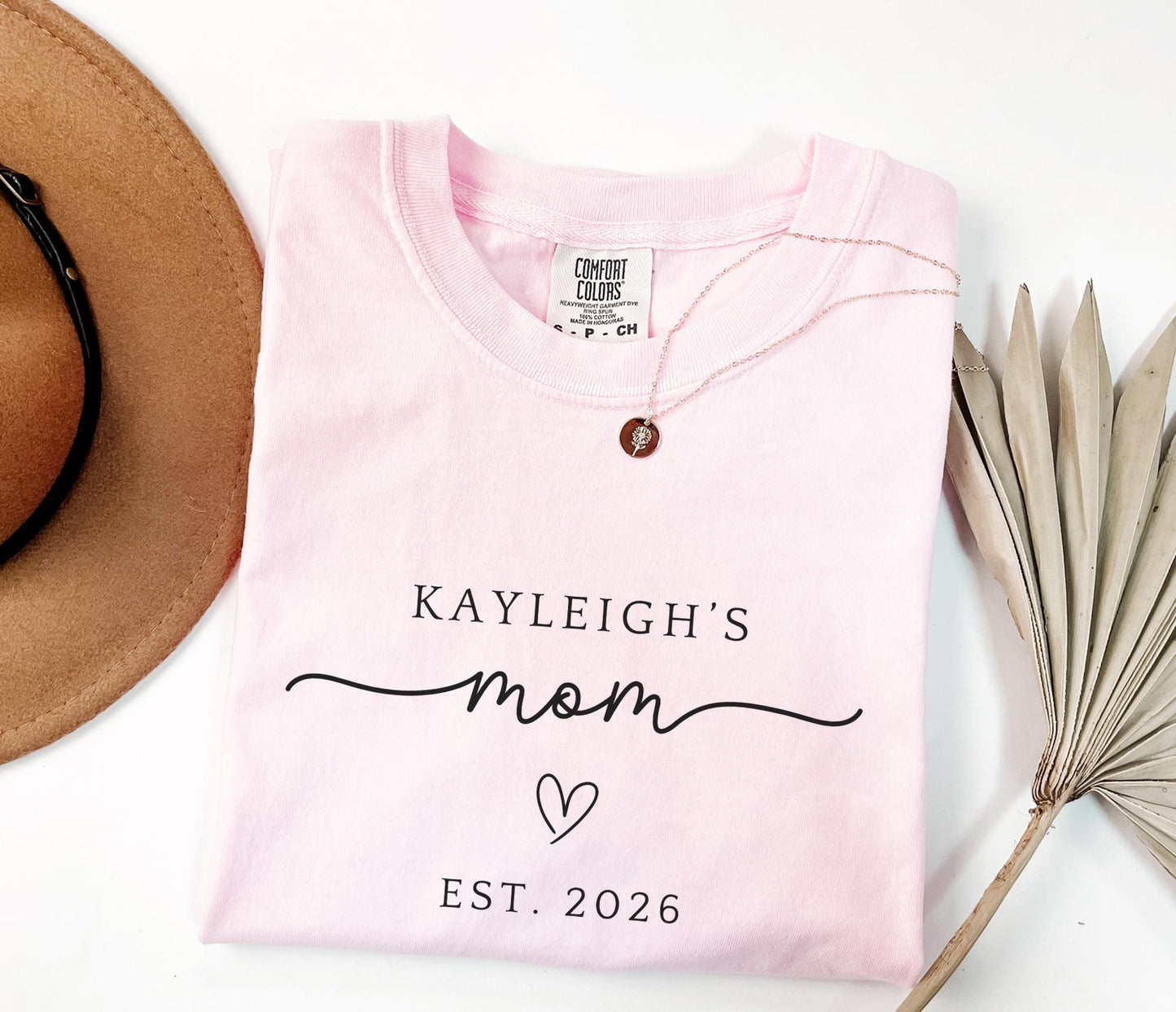 New Mom personalized shirt, Mom to be shirt for new mom Mothers day shirt for Mom t-shirt Custom Mother shirt Mom est. year shirt mom gift