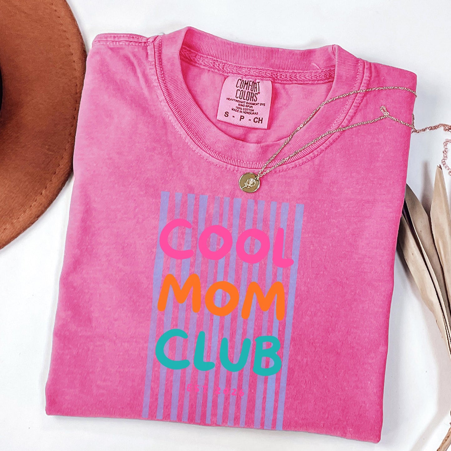 Personalized Cool Mom Club Shirt, Comfort Colors® Mom T Shirt, Funny Mom Gift, Mothers Day Shirt, Trendy Mama Tee, Birthday Gift For Mom