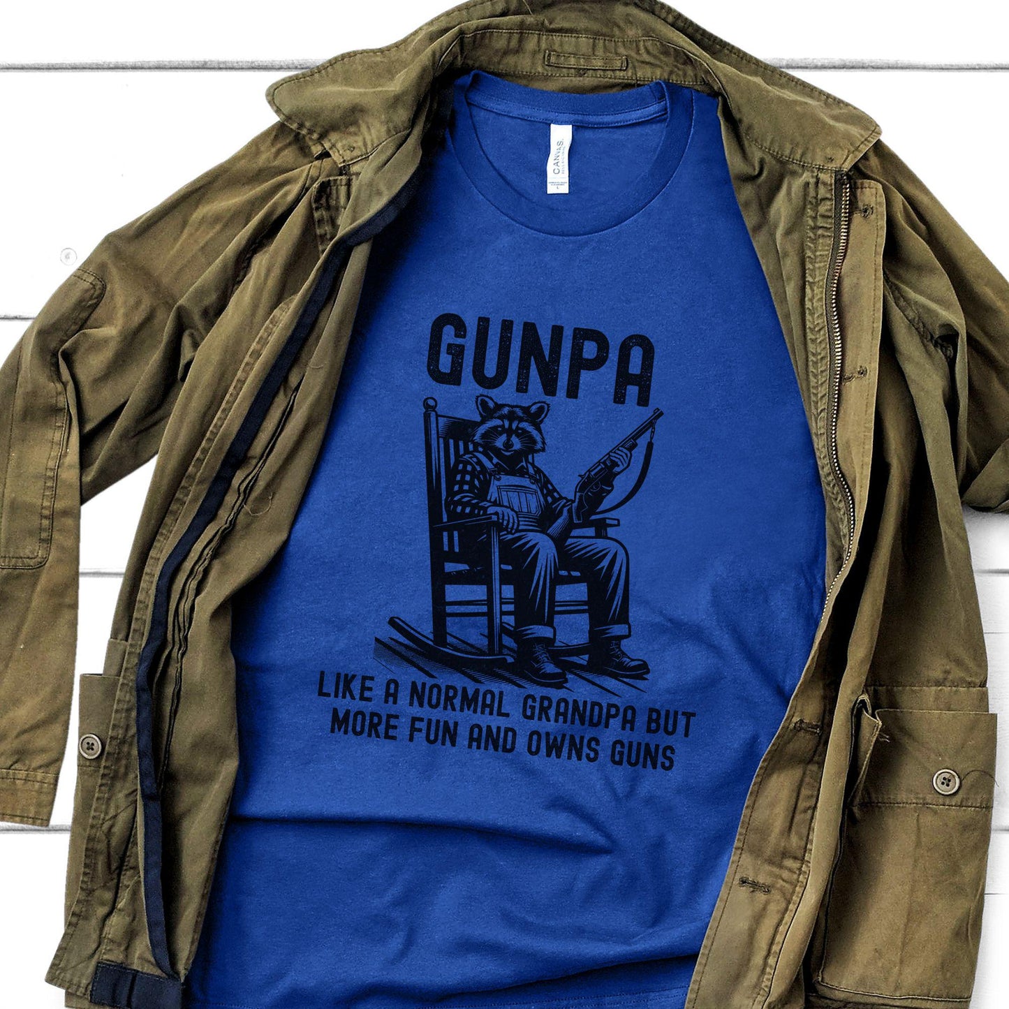 Funny Grandpa Gunpa Definition T Shirt | Sarcastic Gun Lover Tee | Gift For Gun Enthusiast Old Man