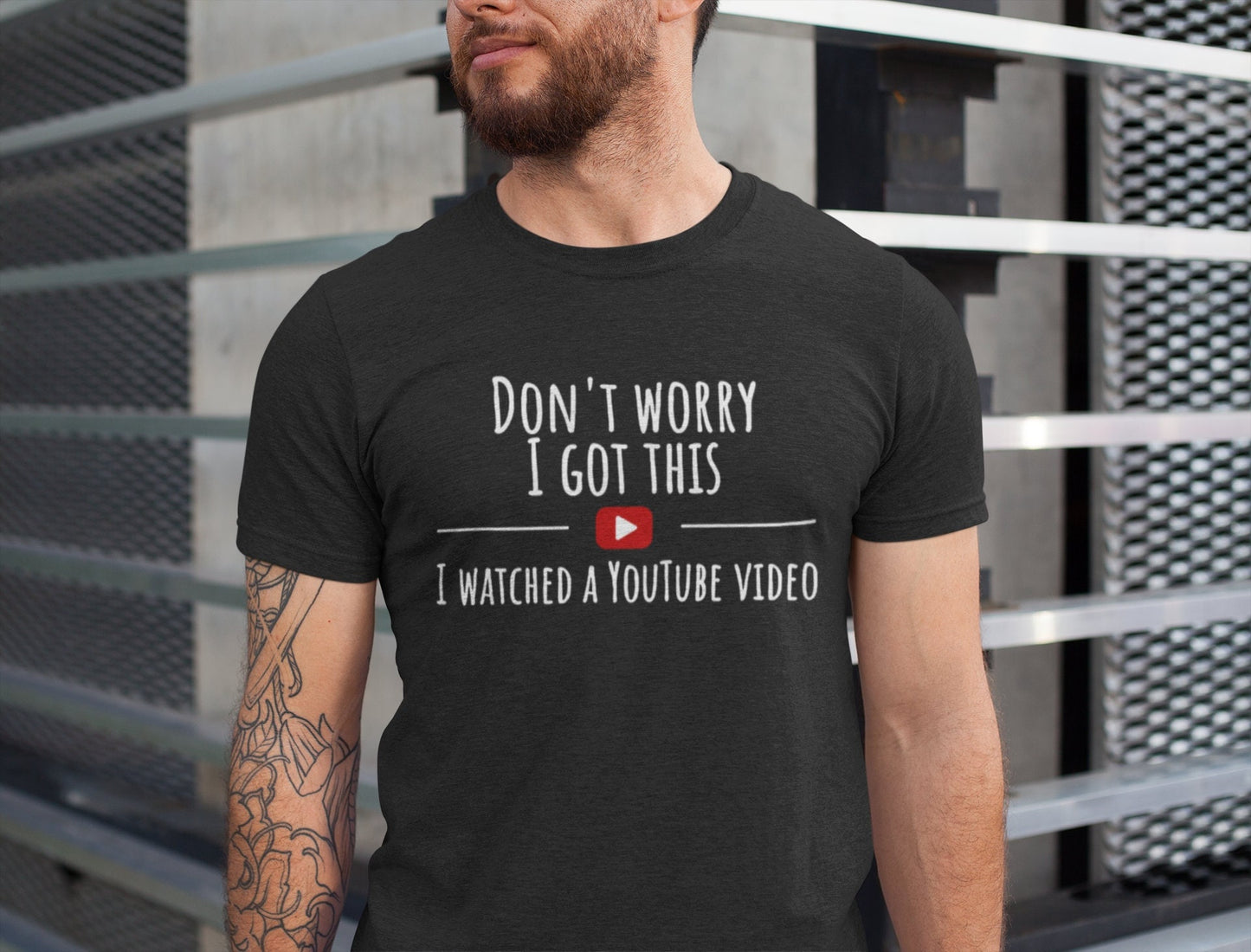 Don't Worry I Got This I Watched A YouTube Video, Funny BBQ T-Shirt, Gift For Men, Gift For Dad, Fathers Tee, Funny Men Meme Shirt, Y2k Tee