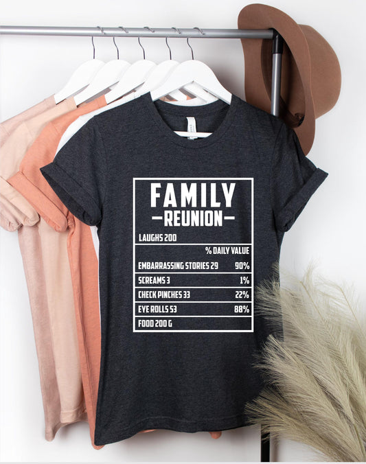 Funny Family Reunion Shirt | Customizable Group Apparel Tee | Matching Family Gathering Gift