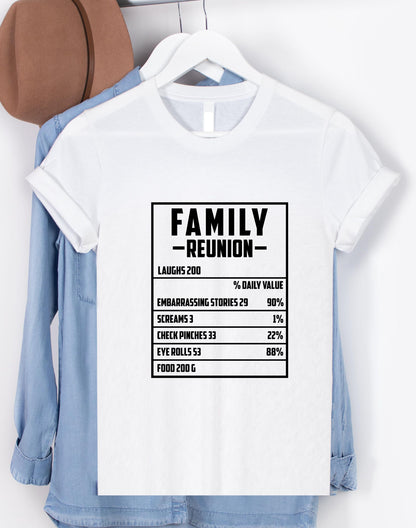 Funny Family Reunion Shirt | Customizable Group Apparel Tee | Matching Family Gathering Gift