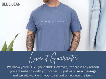 Hi Hungry I'm Dad Shirt, Funny Dad Shirt for Father's Day Gifts for Dad Funny Dad Gifts Sarcastic Dad Shirt Funny Dad Tee from Kids (KC0360)