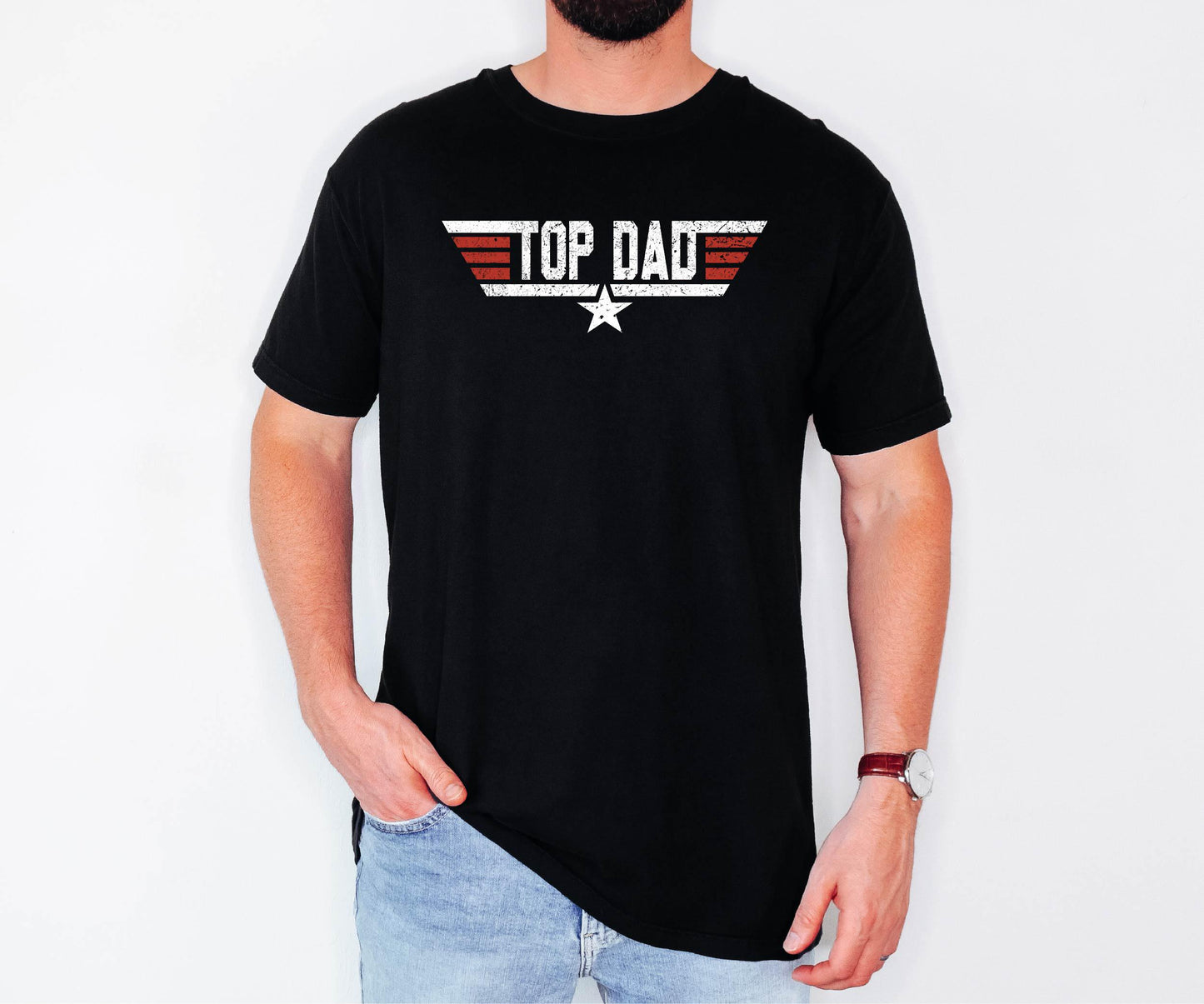 Top Dad T-Shirt, Top Dad T Shirt,Comfort Colors®Top Dad Shirt,  Christmas dad gift from daughter, dad gift from son, Mens Shirt