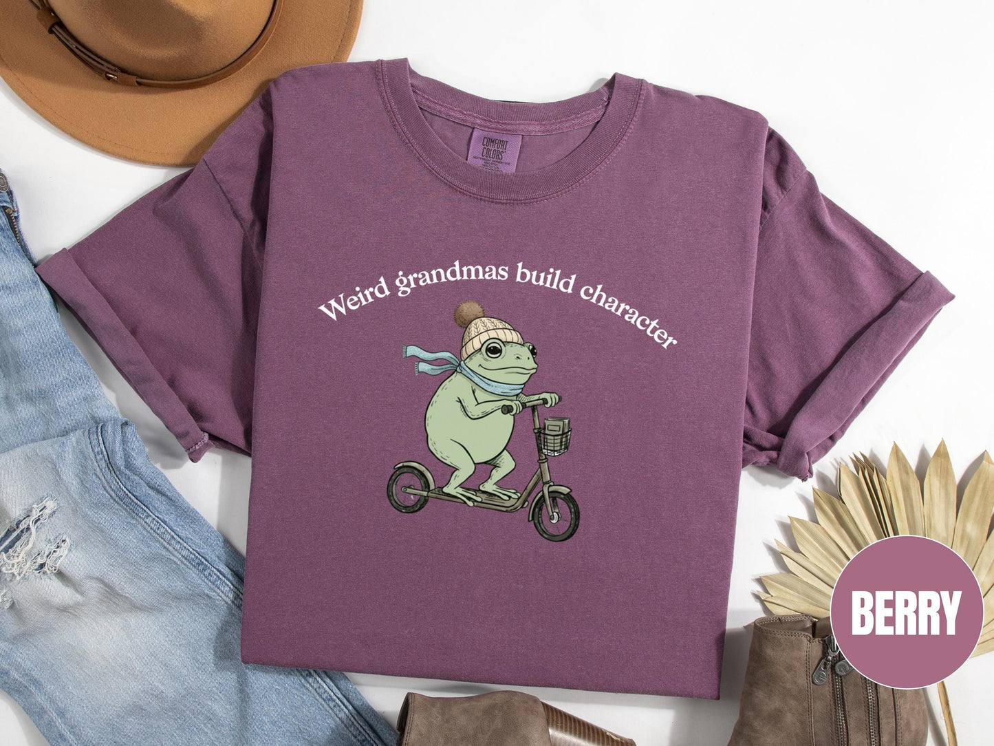 Funny Grandma Tee, Mother's Day Gift for Grandma, Grandma Birthday Outfit, Cool Grandma Quote, Comfort Colors Funny Frog Best Nana Shirt