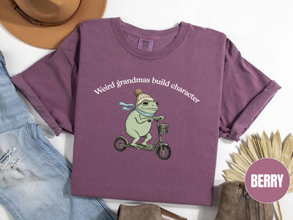 Funny Grandma Tee, Mother's Day Gift for Grandma, Grandma Birthday Outfit, Cool Grandma Quote, Comfort Colors Funny Frog Best Nana Shirt