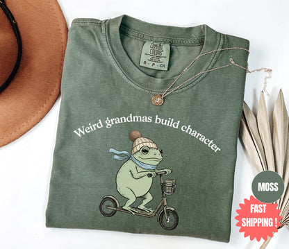 Funny Grandma Tee, Mother's Day Gift for Grandma, Grandma Birthday Outfit, Cool Grandma Quote, Comfort Colors Funny Frog Best Nana Shirt