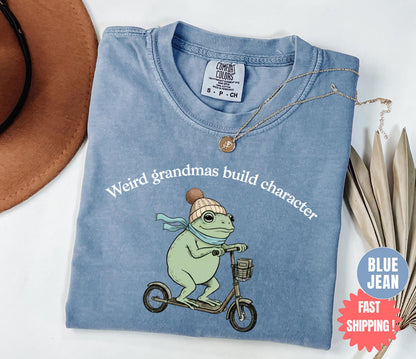 Funny Grandma Tee, Mother's Day Gift for Grandma, Grandma Birthday Outfit, Cool Grandma Quote, Comfort Colors Funny Frog Best Nana Shirt