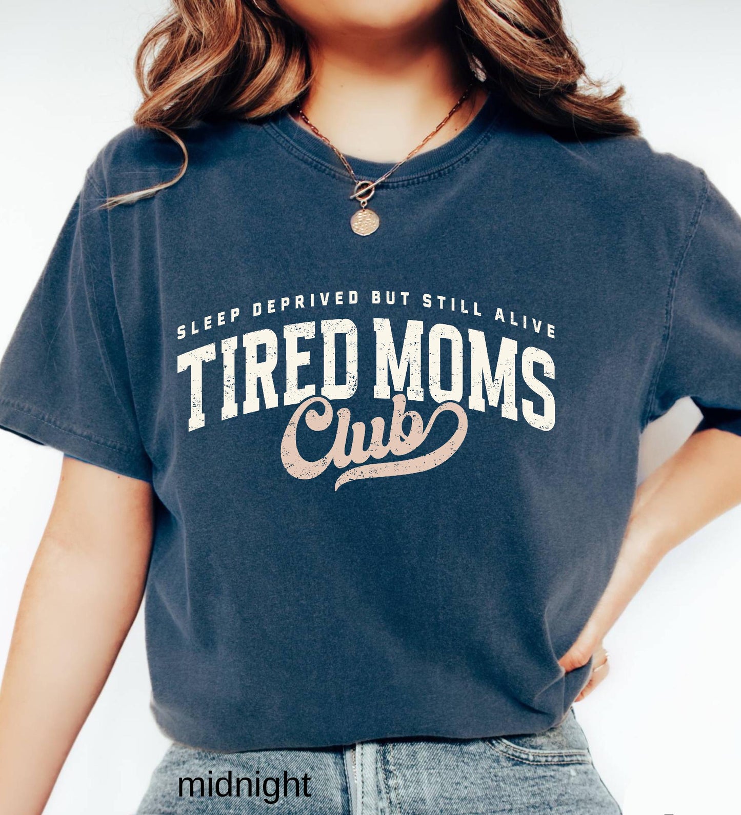 Tired Moms Club Comfort Colors Shirt, Mother's Day Gift, Funny Mom Life T-shirt,  First Time Mom Gift Motherhood Appreciation