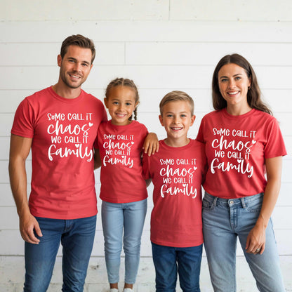 Chaos Family Matching Shirts | Funny Family Group Outfit | Chaotic Reunion Vacation Tee