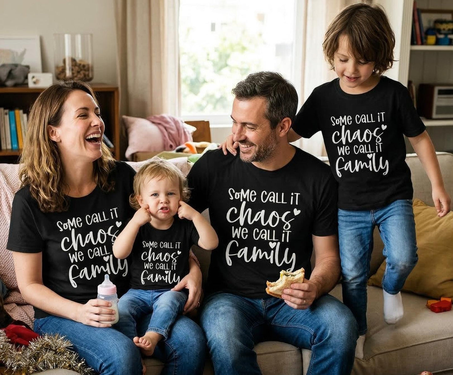 Chaos Family Matching Shirts | Funny Family Group Outfit | Chaotic Reunion Vacation Tee