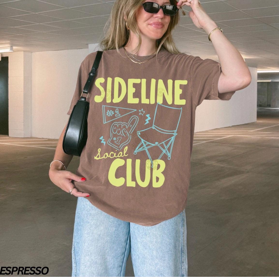 Sideline Social Club Shirt, Baseball Mom Shirt, Game Day Shirt, Sports Mama Tshirt, Soccer Mom Tee, Softball Mom, Football Season, Gameday