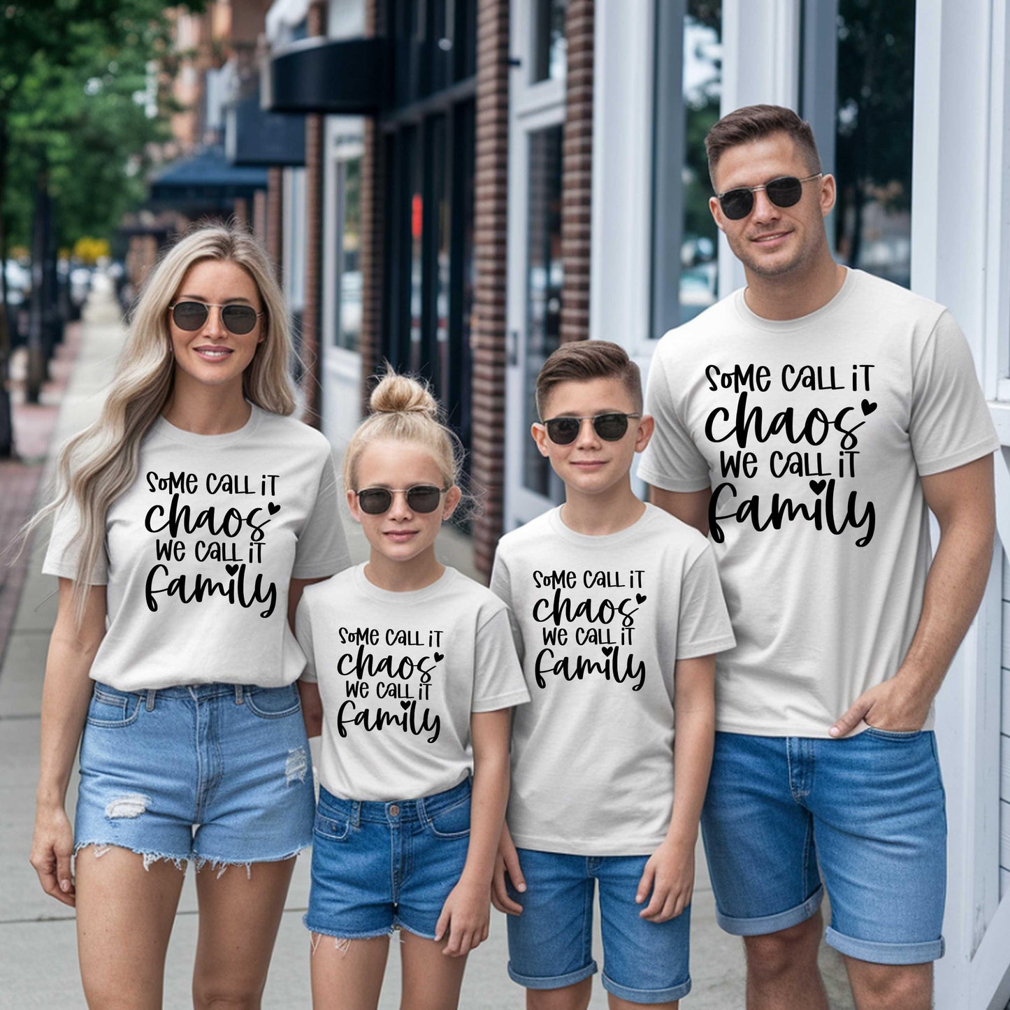 Chaos Family Matching Shirts | Funny Family Group Outfit | Chaotic Reunion Vacation Tee