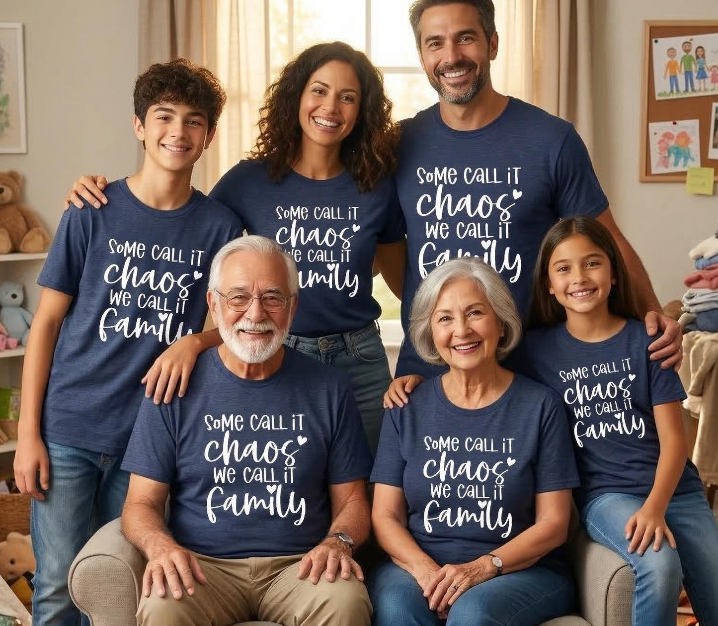 Chaos Family Matching Shirts | Funny Family Group Outfit | Chaotic Reunion Vacation Tee