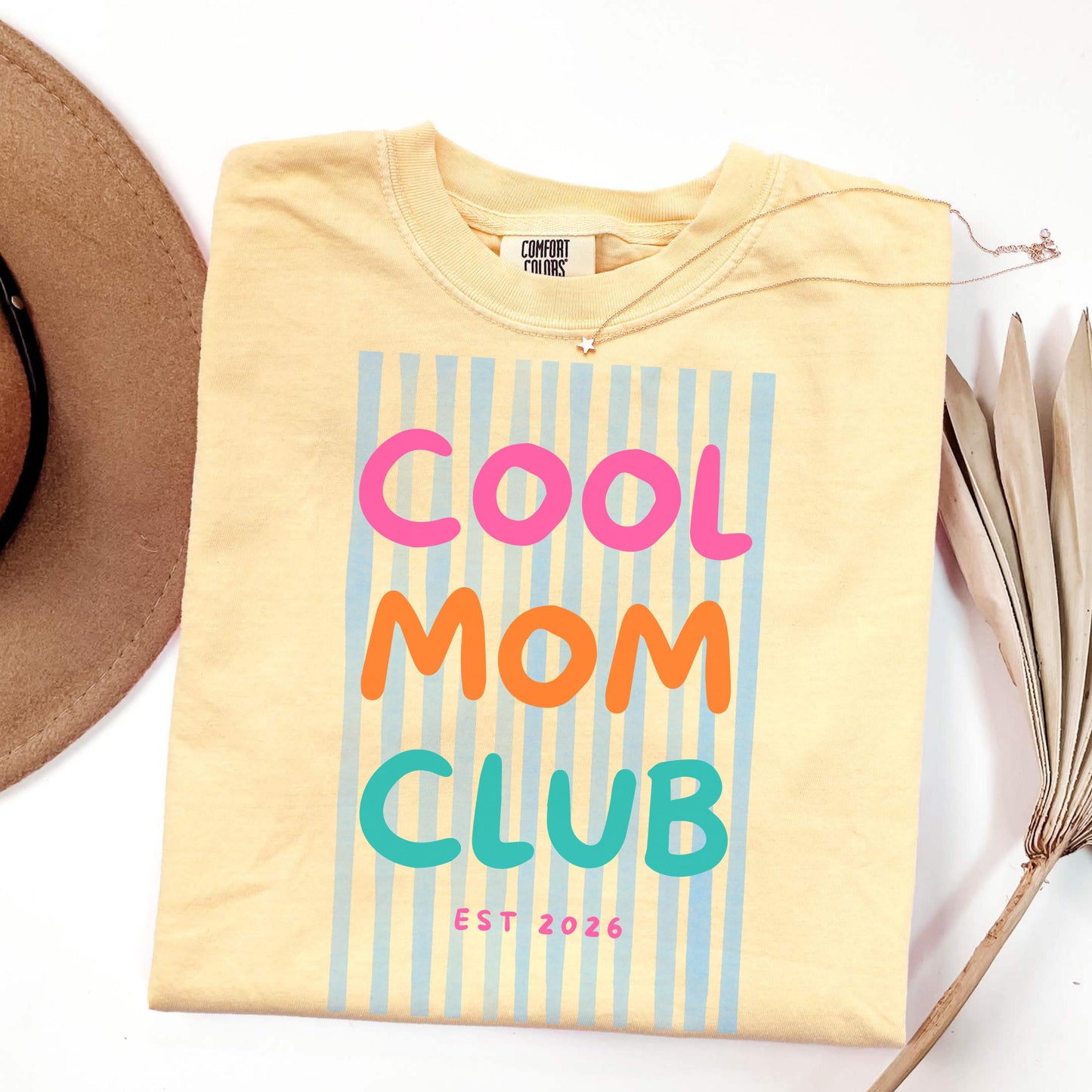 Personalized Cool Mom Club Shirt, Comfort Colors® Mom T Shirt, Funny Mom Gift, Mothers Day Shirt, Trendy Mama Tee, Birthday Gift For Mom