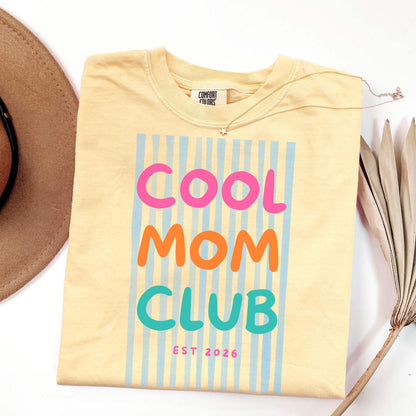 Personalized Cool Mom Club Shirt, Comfort Colors® Mom T Shirt, Funny Mom Gift, Mothers Day Shirt, Trendy Mama Tee, Birthday Gift For Mom