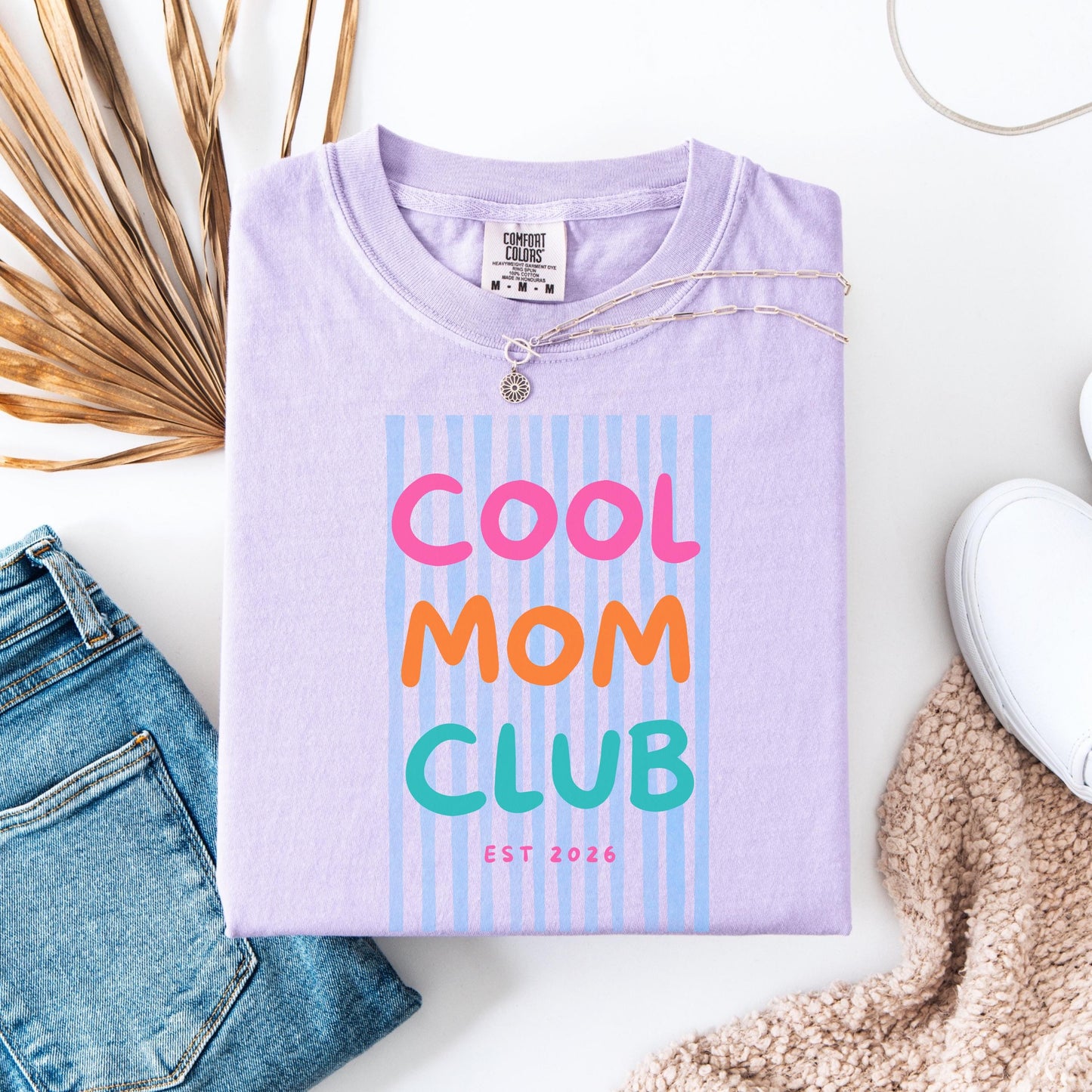 Personalized Cool Mom Club Shirt, Comfort Colors® Mom T Shirt, Funny Mom Gift, Mothers Day Shirt, Trendy Mama Tee, Birthday Gift For Mom