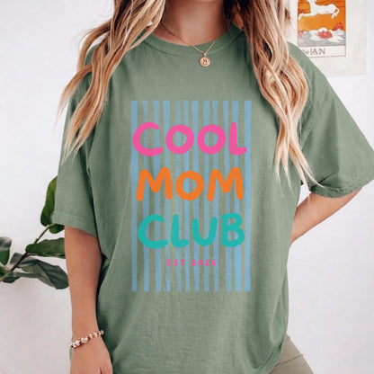 Personalized Cool Mom Club Shirt, Comfort Colors® Mom T Shirt, Funny Mom Gift, Mothers Day Shirt, Trendy Mama Tee, Birthday Gift For Mom