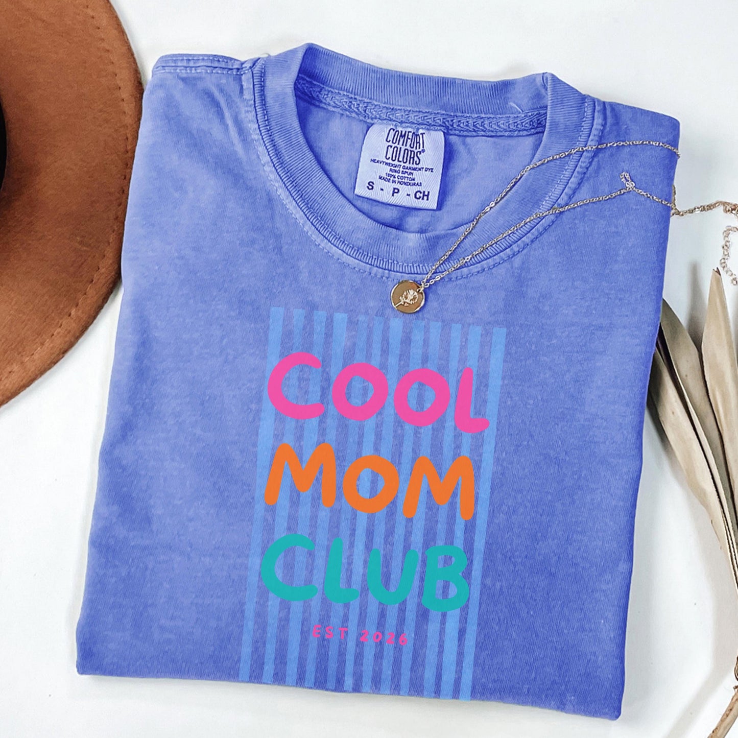 Personalized Cool Mom Club Shirt, Comfort Colors® Mom T Shirt, Funny Mom Gift, Mothers Day Shirt, Trendy Mama Tee, Birthday Gift For Mom