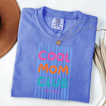 Personalized Cool Mom Club Shirt, Comfort Colors® Mom T Shirt, Funny Mom Gift, Mothers Day Shirt, Trendy Mama Tee, Birthday Gift For Mom
