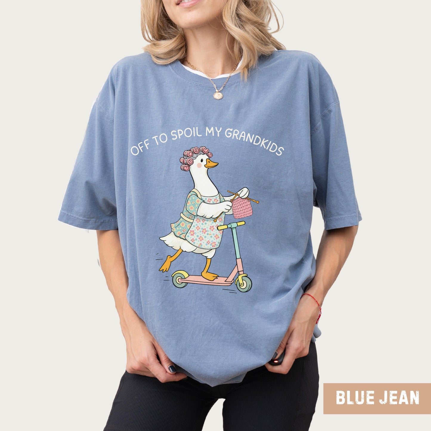 Comfort Colors® Off to spoil my grandkids Shirt, funny grandma shirts, Silly Goose Shirt, Funny Goose Tee, mother grandma gift