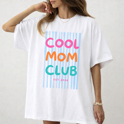 Personalized Cool Mom Club Shirt, Comfort Colors® Mom T Shirt, Funny Mom Gift, Mothers Day Shirt, Trendy Mama Tee, Birthday Gift For Mom